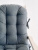 Подушка (матрас) для кресла качалки, матрас для кресла Everena Home 110*50_GrayBlue