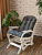 Подушка для кресла качалки, матрас для кресла Everena Home 110*50_darkblack