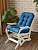Подушка для кресла качалки, матрас для кресла Everena Home 110*50_blue