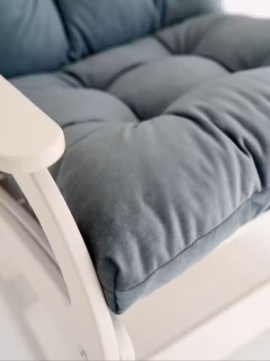 Подушка (матрас) для кресла качалки, матрас для кресла Everena Home 110*50_GrayBlue