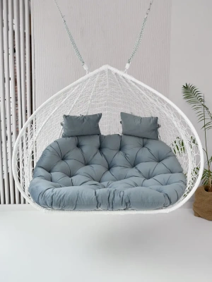 Подушка для качелей 150х115 см_Grey_blue1