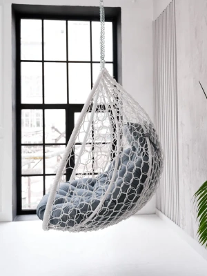 Подушка для качелей 150х115 см_Grey_blue1