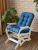 Подушка для кресла качалки, матрас для кресла Everena Home 110*50_blue Подушка для кресла качалки, матрас для кресла Everena Home 110*50_blue