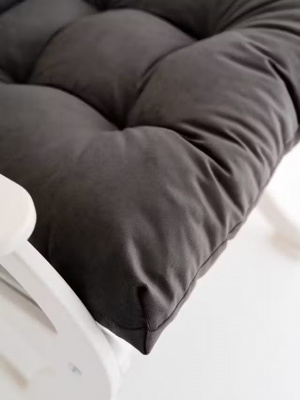 Подушка для кресла качалки, матрас для кресла Everena Home 110*50_darkblack